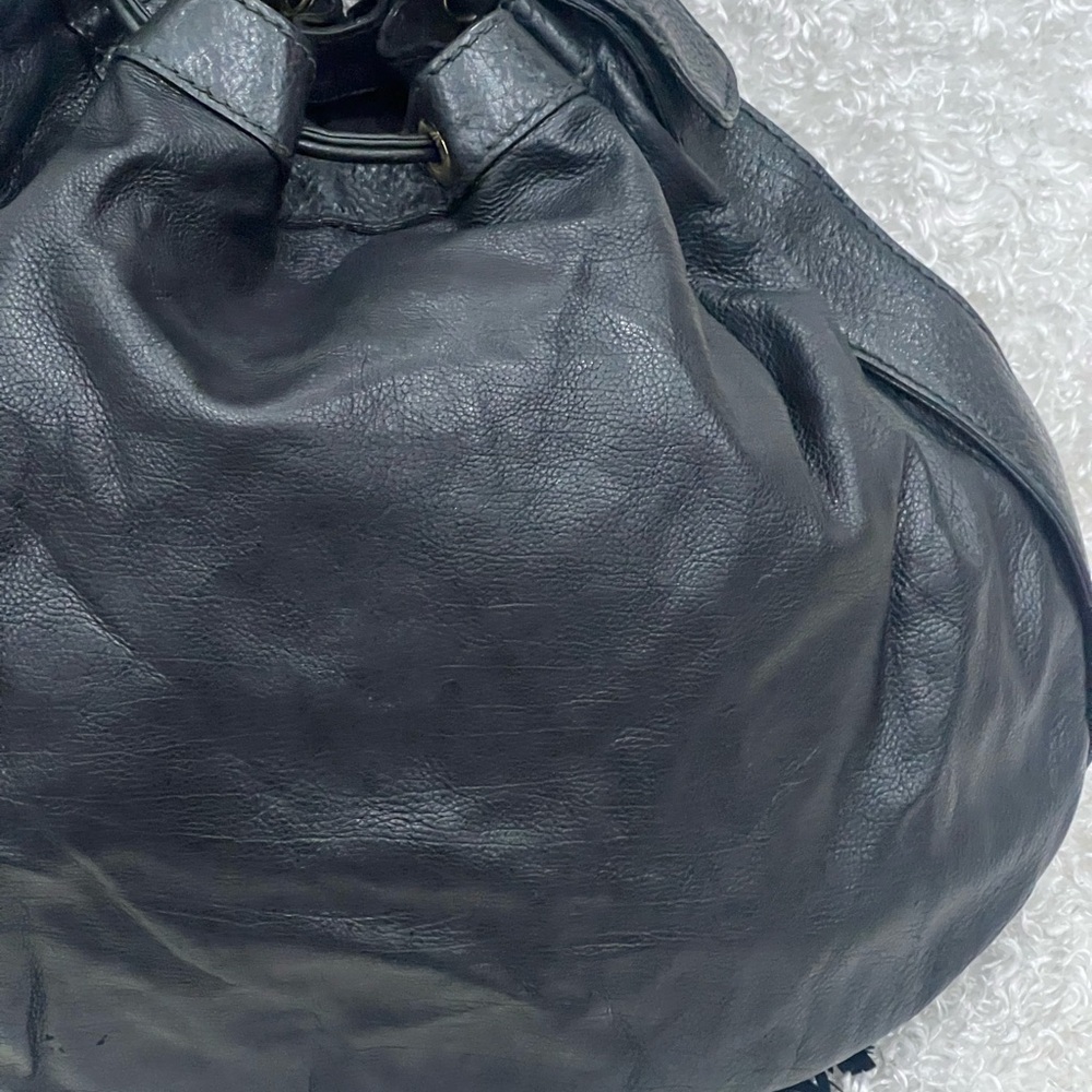Gucci Leather Hobo Drawstring Shoulder Bag - Picture 7 of 14